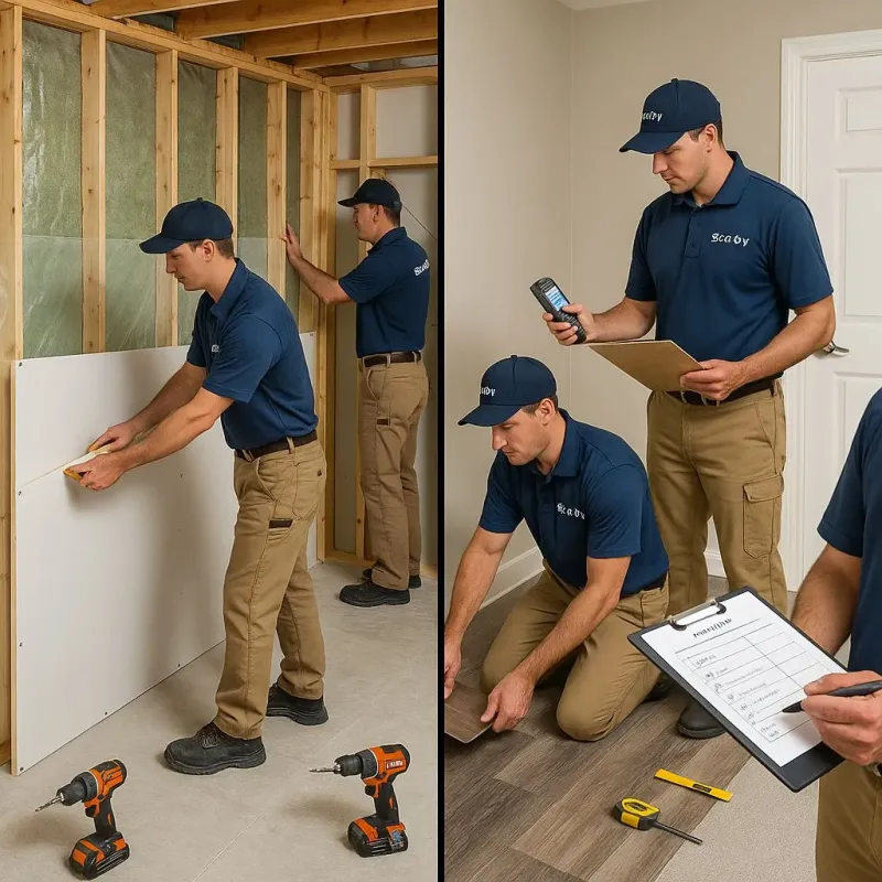 Repairs and Reconstruction process in Dayton, ME
